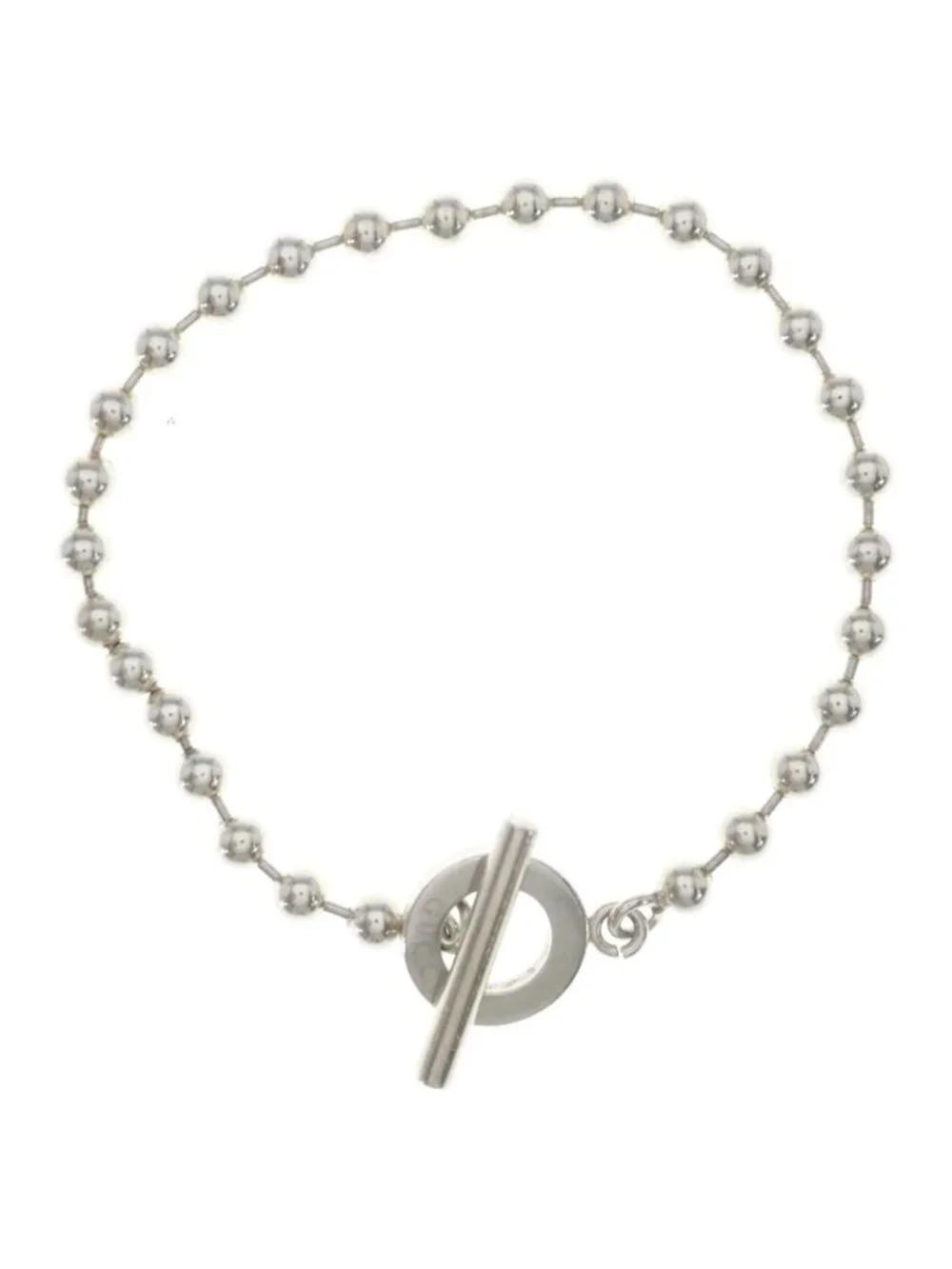 Gucci Circle Ballbracelet Silver Chain Bracelet